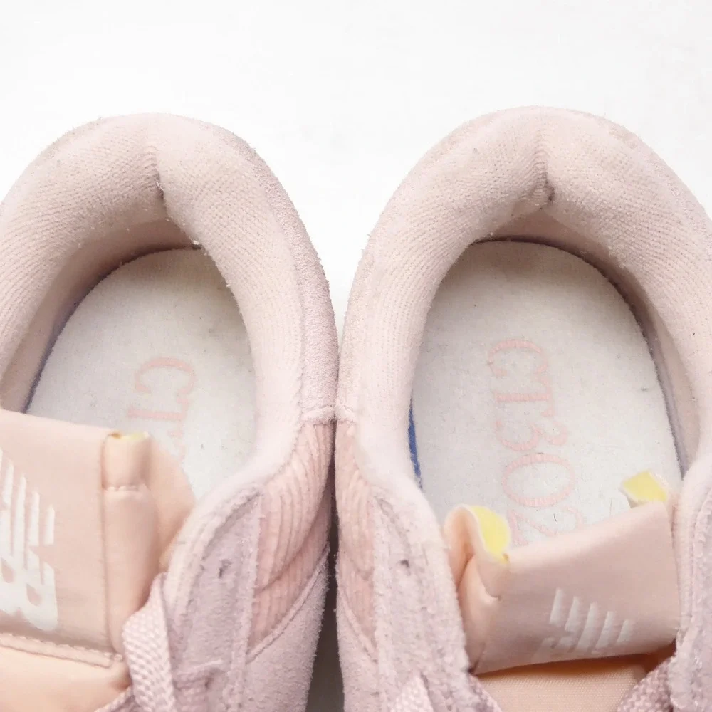 New Balance Mens CT302BC Sneakers Pink Corduroy Suede Platform Size 8